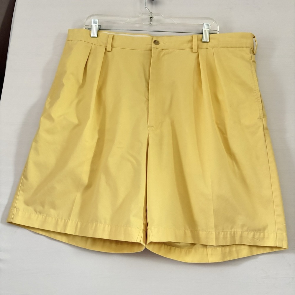 Polo Ralph Lauren Shorts Mens Yellow Classic Chino Preppy Golf Summer Cotton 40